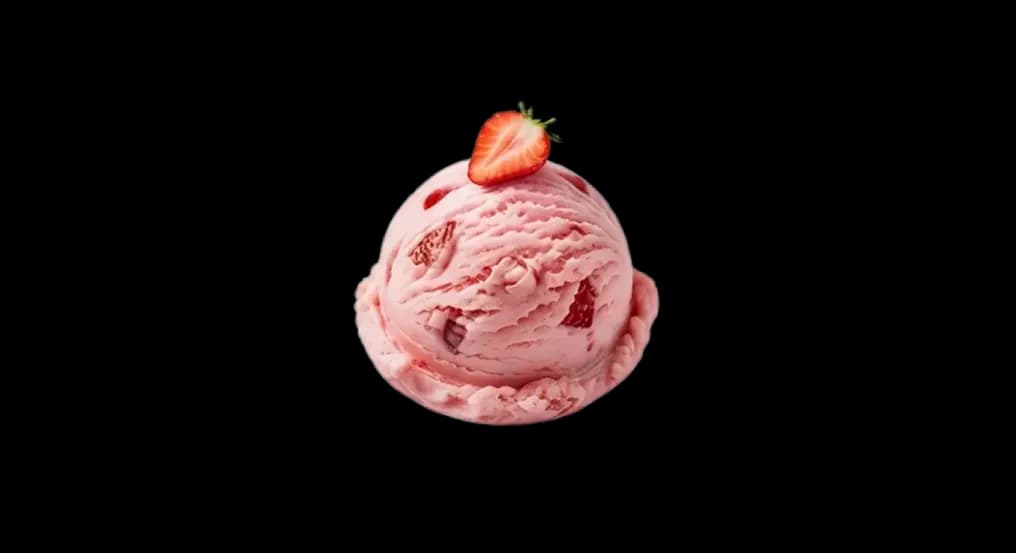 Strawberry Janushan Ice Cream flavour visual